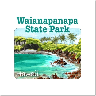 Waianapanapa State Park, Hawaii Posters and Art